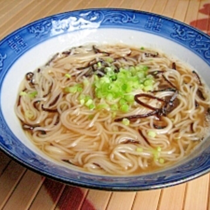 塩昆布そうめん